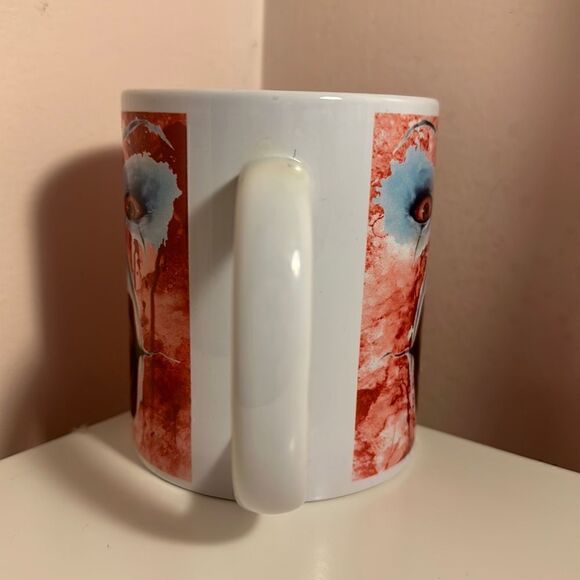 Scary Mug Handmade Horror Pennywise Clown It Bloody Ceramic Halloween - Picture 4 of 9